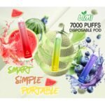 LIMI發光拋棄式電子煙7000口PUFFS